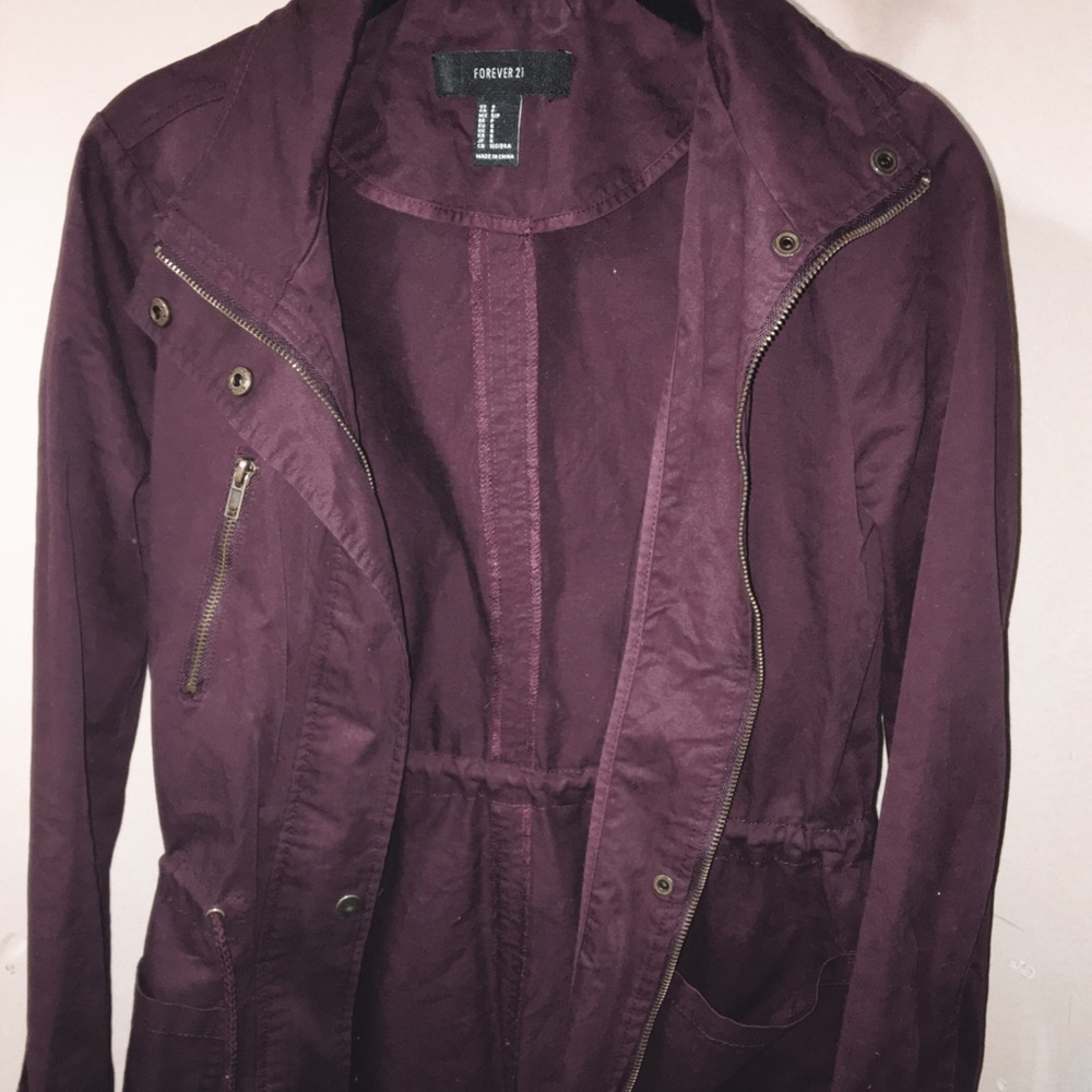F21 purple jacket worn once!!!